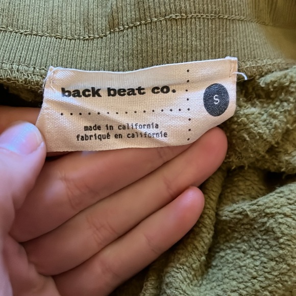 Back beat Co. green adventure jogger in pistachio - Picture 3 of 4